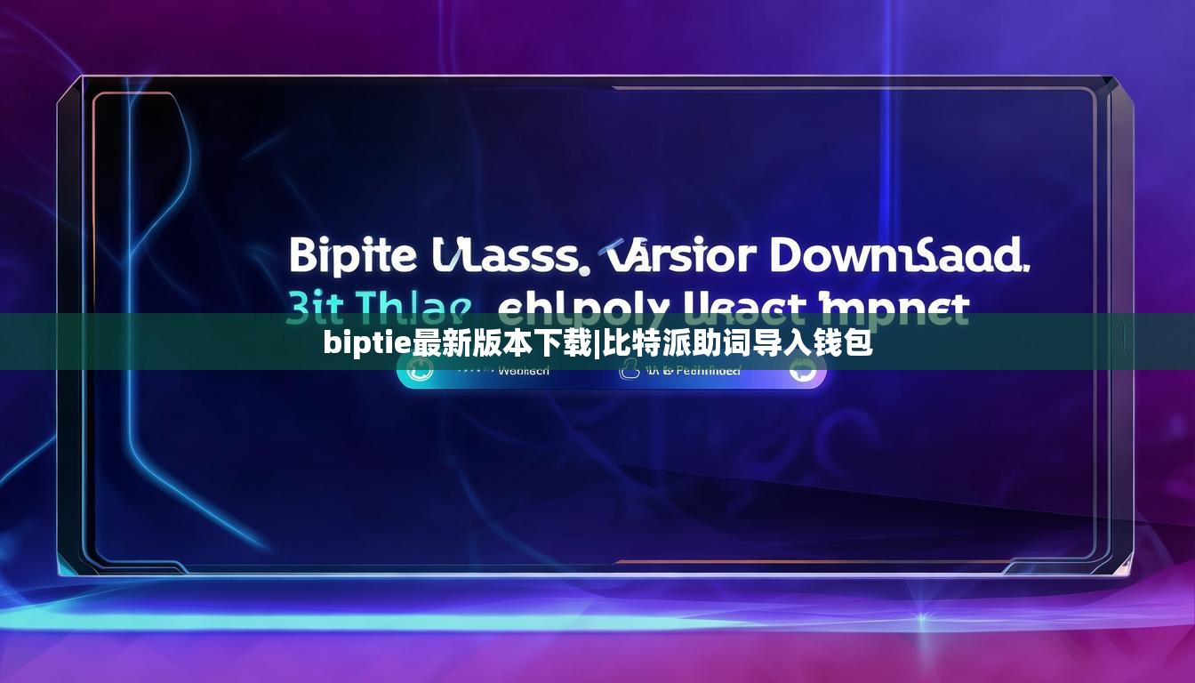 biptie最新版本下載|比特派助詞導入錢包  第1張