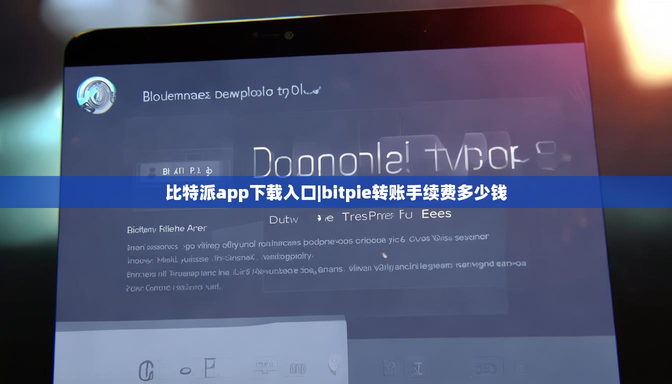 比特派app下載入口|bitpie轉(zhuǎn)賬手續(xù)費多少錢  第1張