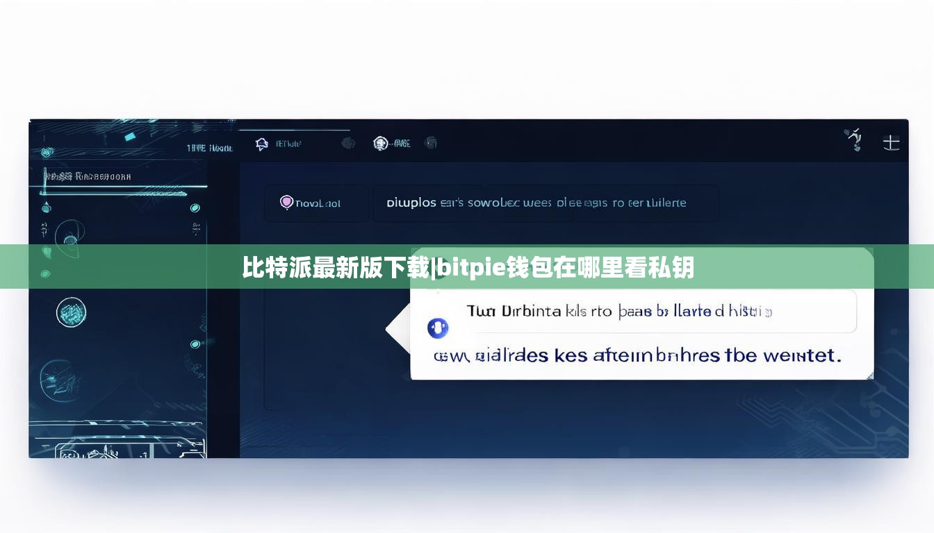 比特派最新版下載|bitpie錢包在哪里看私鑰  第1張