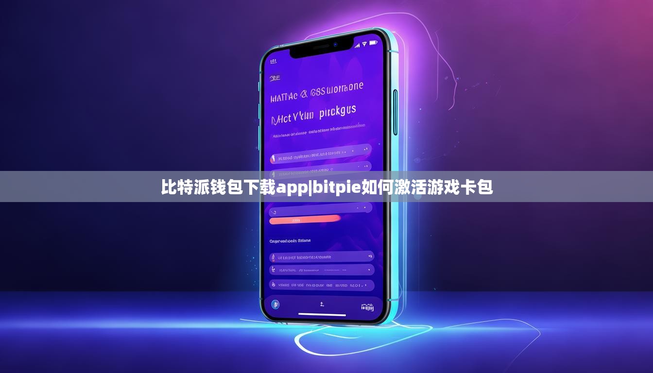 比特派錢包下載app|bitpie如何激活游戲卡包  第1張