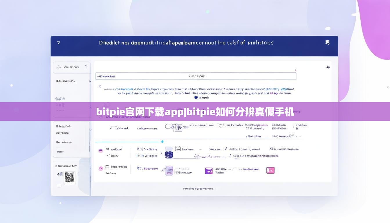 bitpie官網(wǎng)下載app|bitpie如何分辨真假手機(jī)  第1張