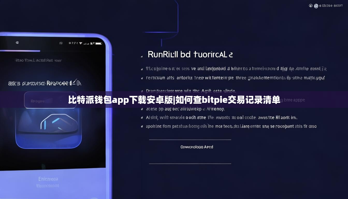 比特派錢包app下載安卓版|如何查bitpie交易記錄清單  第1張