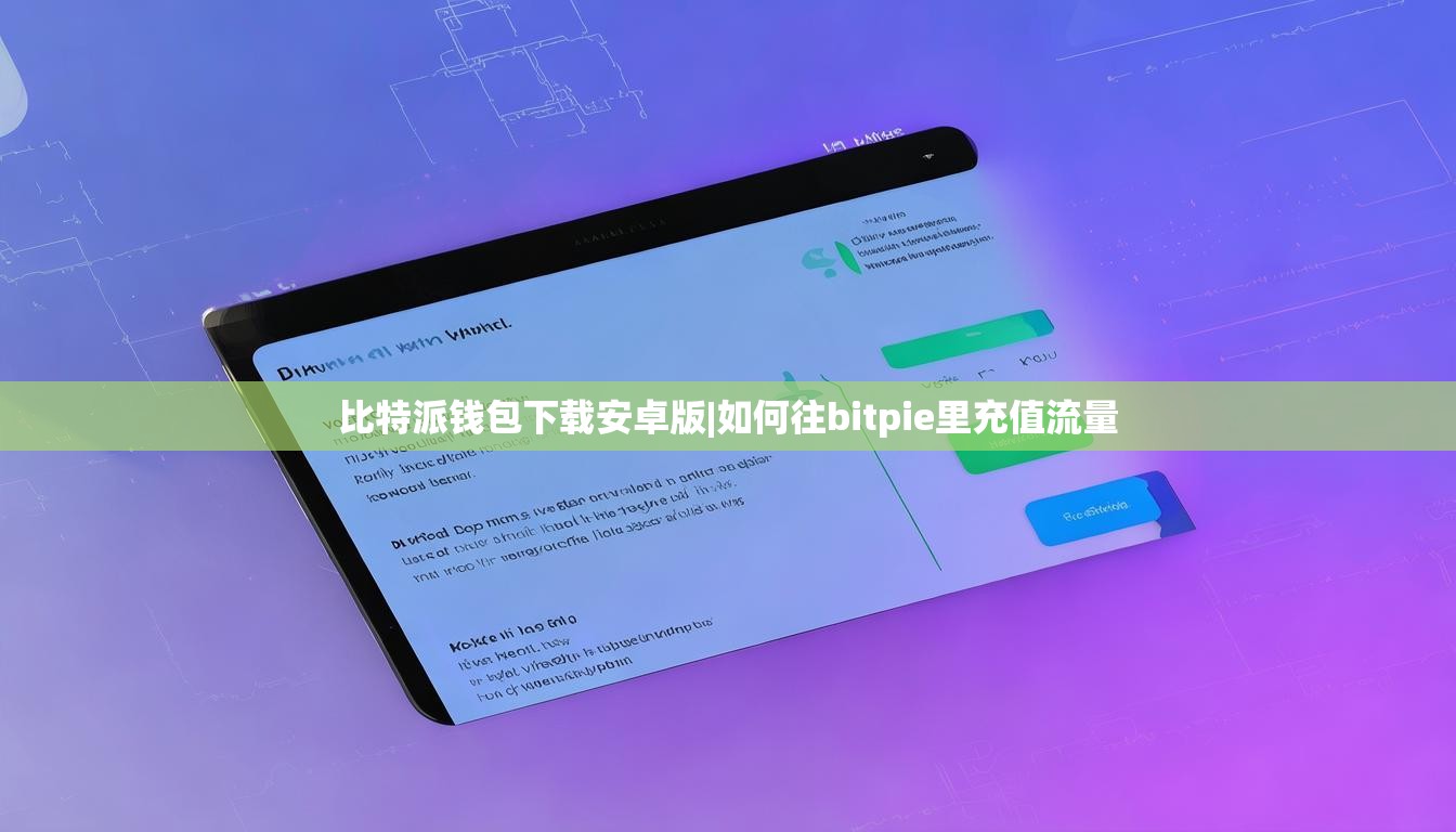 比特派錢包下載安卓版|如何往bitpie里充值流量  第1張