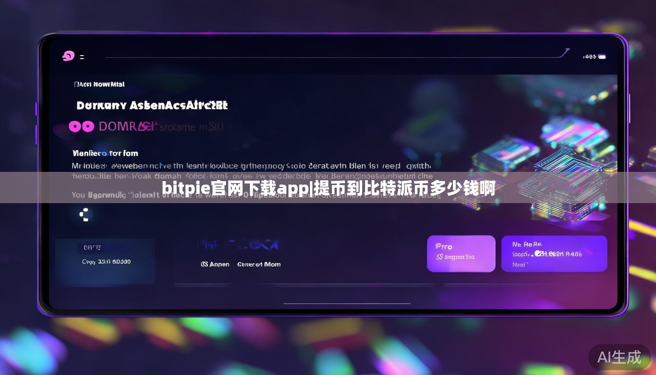 bitpie官網(wǎng)下載app|提幣到比特派幣多少錢啊  第1張